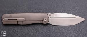   Couteau " Albatros " par KBKnives - Titane et lame en M390