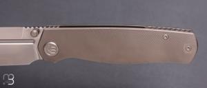   Couteau " Albatros " par KBKnives - Titane et lame en M390