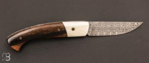 Couteau " 1515 " collection " Masaï " par Manu Laplace - Ebène du Cameroun