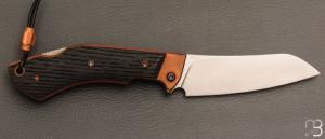    Couteau " 4 doigts " lock-back par Albin Deloison - Morta et RWL34