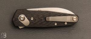   Couteau " AROS " custom de Jens Anso -Fibre de carbone et RWL34