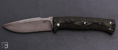    Couteau " Apocalypto " par Pierre Henri Monnet et Laurent Gaillard - G10 et 90McV8
