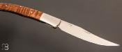 Couteau " Arkansas Toothpick " Self-lock par Scott Sawby - Koa