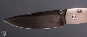    Couteau  pliant B12- TBPB 190/500 par William Henry - Palmier et ZDP-189