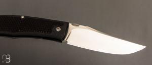  Couteau " BAD ASS " custom lock-back par Raphaël Durand - G10 gravé et RWL34