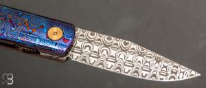   Couteau " BRLW Fulldress Damast " par Böker Solingen - Limited Edition N°57/99 - 110675DAM