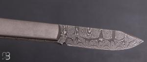    Couteau Böker Solingen - Barlow BFF Titanium Damast N°  37/88 - 120509DAM