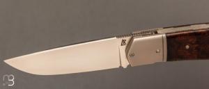   Couteau  "  Bohème " custom par Rémi Lavialle - RWL34 et bois de fer
