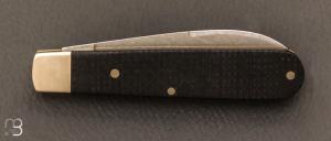 Couteau " Barlow Prime Jute Micarta Black " Böker Solingen - 114943