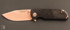  Couteau Böker Solingen -  M4 Sherman Damast Rosé gold - 110118DAM