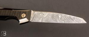  Couteau  "  Brenta DLC " par Stephano Compostella - Damasteel et lame en Damasteel Bjorkmans