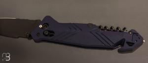  Couteau pliant C.A.C. Marine Nationale - PA6 FV Bleu