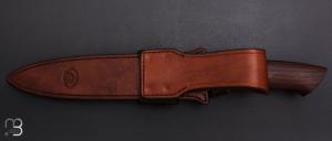    Couteau " Chasse Kriss " de Jean Paul Sire - Cocobolo et Damas