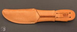 Couteau Chasseur carbone bouleau / R100 par Roselli