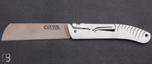 Couteau "Cutter" par Liérande - Blanc Neige 14C28N