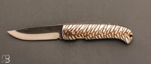  Couteau " Danang " par Citadel Dep Dep - Pomme de pin stabilisé