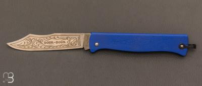  Couteau  " Douk-Douk " de poche Color bleu GM par Cognet - Nouvelle Version