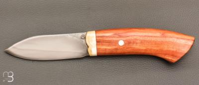  Couteau Droit de Jean Paul Sire - Mirabellier et lame forgée acier C130