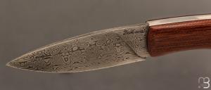  Couteau " Edcix " custom de Florent Dall'ava - L'atelier Dall'ava - Micarta et lame damas