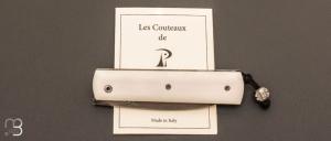 Couteau " Le Pointu " Elforyn et lame en C130 de Garaboux Jean Philippe - Les couteaux de Pi