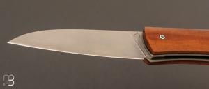 Couteau  "  Engatse " custom Micarta vintage et lame en 14C28 de David Margrita - Mbull Knives
