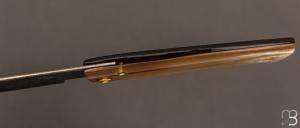    Couteau " Eustache " piémontais par Geoffroy Gautier - Corne noire