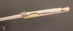 Couteau de poche Facette 16,5 cm corne blonde par J. Mongin