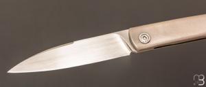  Couteau  "  Frame-Lock custom " par Grégory Picard - Titane et S45VN