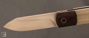  Couteau " Front flipper " custom par Alain André - G10 et lame en RWL34