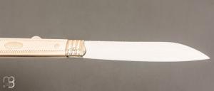    Couteau " Grand Marquis " par Romain Alvarez - ivoire de mammouth et RWL34
