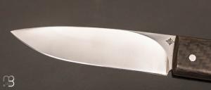 Couteau " Hemi " Fibre de carbone et RWL-34 par Nicolas Couderc