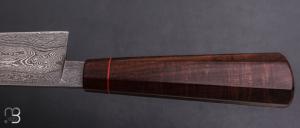  Couteau " Hocho " par Anthony Brochier - Damas feuilleté et gidgee