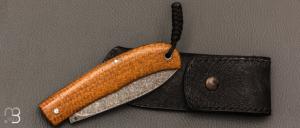 Couteau "  Hook  " custom par Raphaël Durand - Kevlar "Thunderstrike" et RWL-34