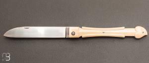   Couteau " Inspiration XVIème siècle " de Glenn Guillou - Ivoire de mammouth et  RWL34