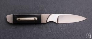   Couteau " Intégral " de V. Monteiro - Micarta et ATS-34