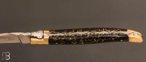 Couteau Laguiole en Aubrac Matrix Noir