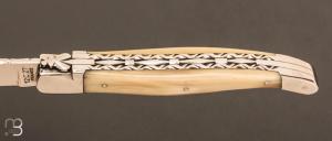 Couteau  Laguiole Emouleur 12 cm corne blonde