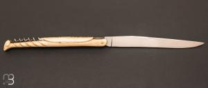 Couteau " Laguiole dit de Mariage " avec tire-bouchon par Jean-Pierre Suchéras