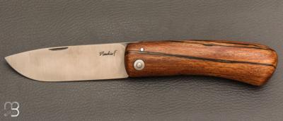    Couteau de poche Le Dodu Hêtre échauffé par Frédéric Maschio - Lame inoxydable