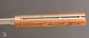 Couteau " Le Français "  par Atelier Perceval - Fût de chêne et 19C27
