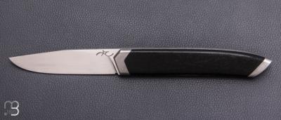    Couteau  " Le Premier  " custom par Alban Campagnola - Fatcarbon et lame en RWL34