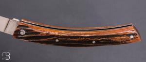   Couteau Le Thiers 11CM par Cognet -  Os cerfé et 14c28N