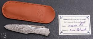    Couteau " Magna Pinna " fait main par Laraud Blade  - Acier "Pshit wash" et 14C28