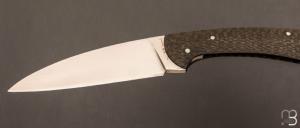   Couteau " Mante " custom fibre de carbone de Jean Baptiste Leveque