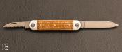 Couteau Sessantesimo 2 pièces micarta jaune 195.MCG par Maserin