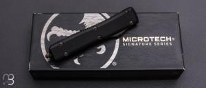   Couteau Automatique Microtech - Ultratech Spartan Signature Series DLC Standard DLC Hardware - 223-1 DLCTS