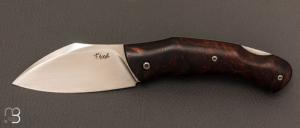  Couteau "  Morlock  " custom Bois de fer et 90MCV8 par Frdric Aug