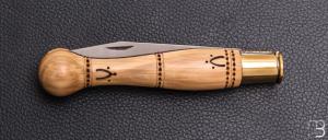 Couteau Nontron n°22 buis boule
