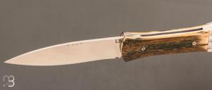   Couteau " L'Oegopsyde " fait main par Laraud Blade  - Ivoire de mammouth et 14C28