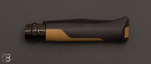  Couteau  Opinel N°08 Horizon - Moutarde - Lame PVD Black